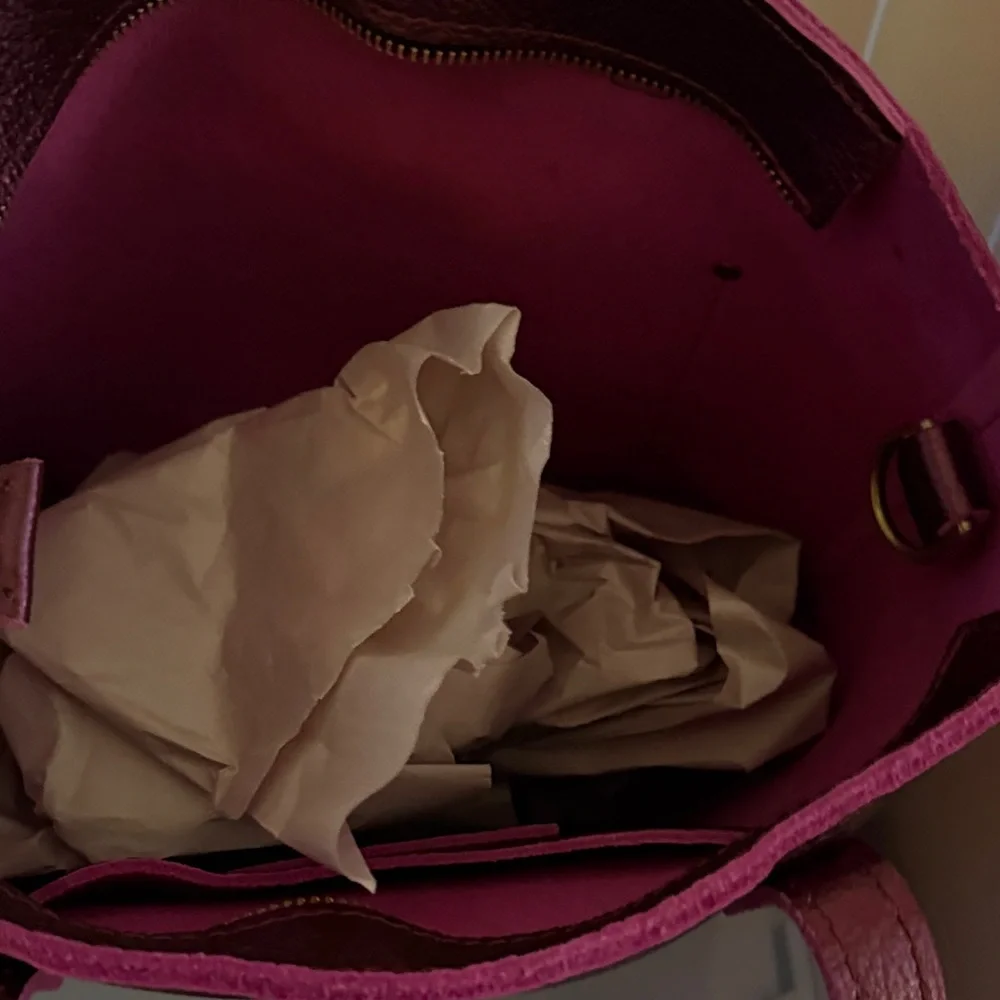 Portland Leather Goods - Full Size Cross Body zipper - ultraviolet - Picture 5 of 10